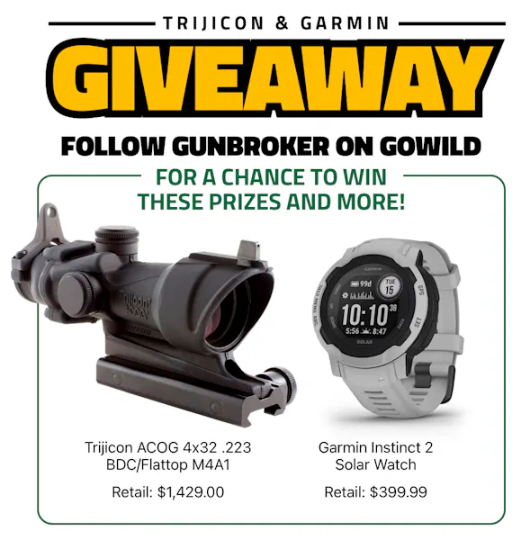 GunBroker.com Giveaway: $2,040 Worth of Optics, Garmin and more